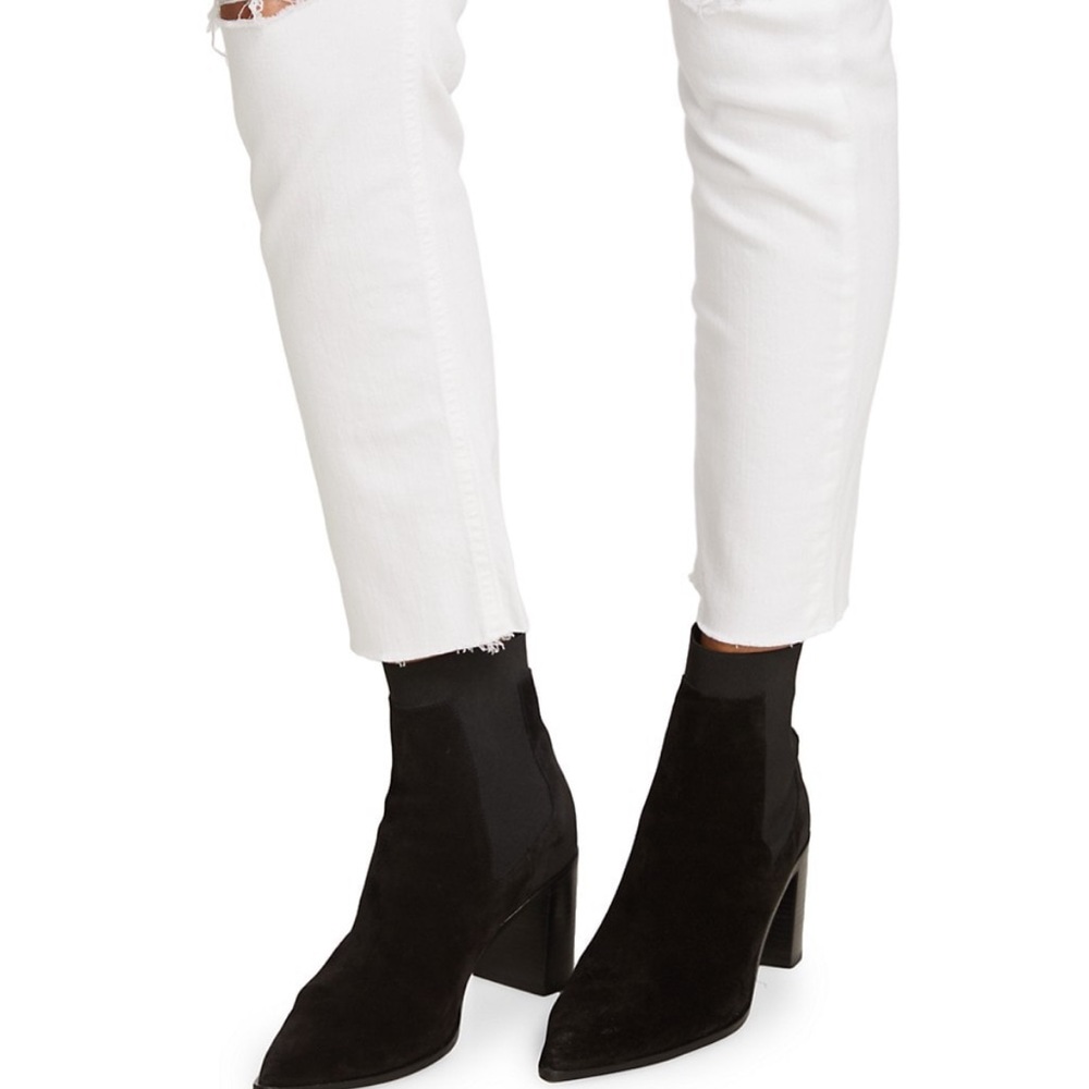 NWT rag & bone Jeans White Prospctr Dre Capri Distressed Size 26, 28, 29 or 30 - Picture 4 of 16